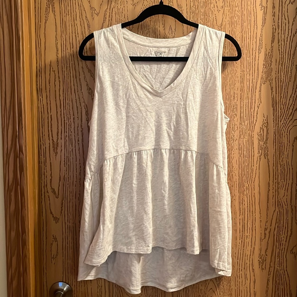 LOFT Outlet | High, Low Baby Doll Tank